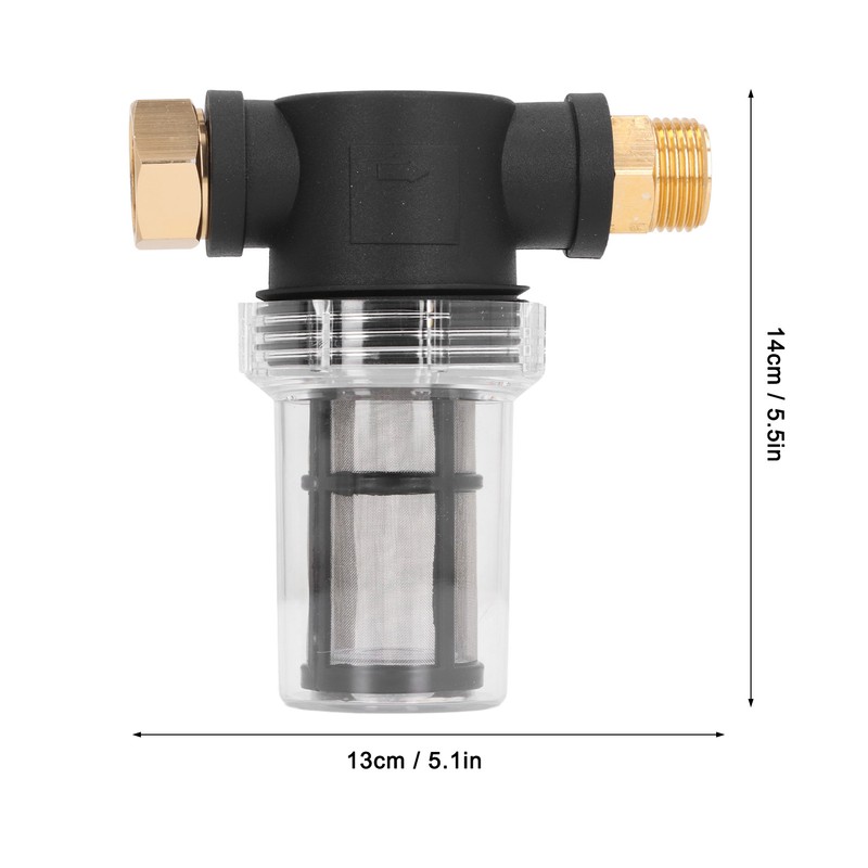 Garden Hose Inlet Filter 3/4 High Pressure Washer Water Sediment