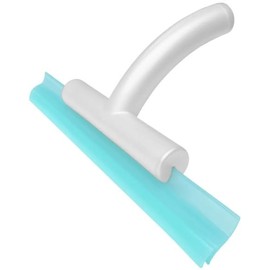 Clerét iDO Aqua Squeegee- Beautiful Translucent Aqua Dual Edged Wiping Blades Proudly Made in USA