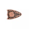 Stecksstore Dual Cactus Belt Buckle Tip Antique Copper Plate 3/4"