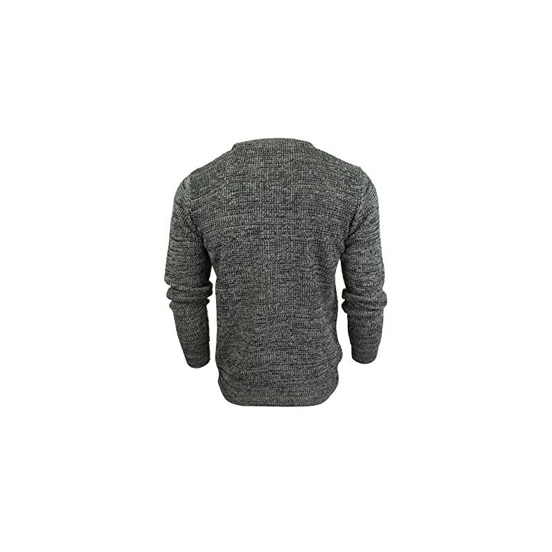 BRAVE SOUL Men's Jumper Neutron Long Sleeved (Black) M