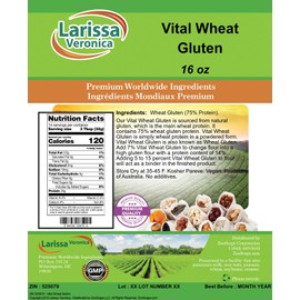 Vital Wheat Gluten (16 oz, ZIN: 525079)