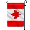 GaryTodd Canada Garden Flag,12×18 Inch Outdoor Banner for Canadian Yard