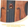 ORFOFE Brass Wood Bear Doorbell Magnetic Chime Entryway Bell Attractive
