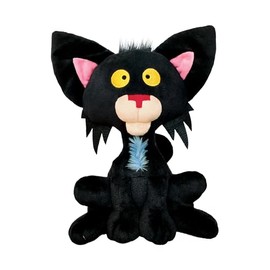 MerryMakers Bad Kitty, 10-Inch, Based on The bestselling Children's Books by Nick Bruel , Black, 11-Inch