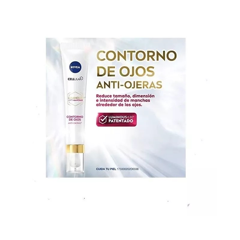 Nivea Crema Facial Antiojeras Contorno Ojos Nivea Luminous630 15ml