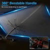 Foldable Car Umbrella Cover Protect Vehicle from UV Sun UPF50+