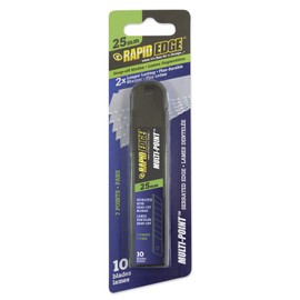 Rapid Tools RT00047 25mm Serrated Snap off Blades 10 Blades per Pack, Pack of 1