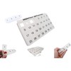 31 compartments, 1 per Day, 4 Week Monthly Pill Organizer