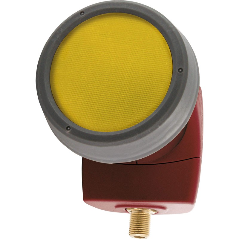 Schwaiger extremely heat resistant SUN Protect Single LNB Brick Red