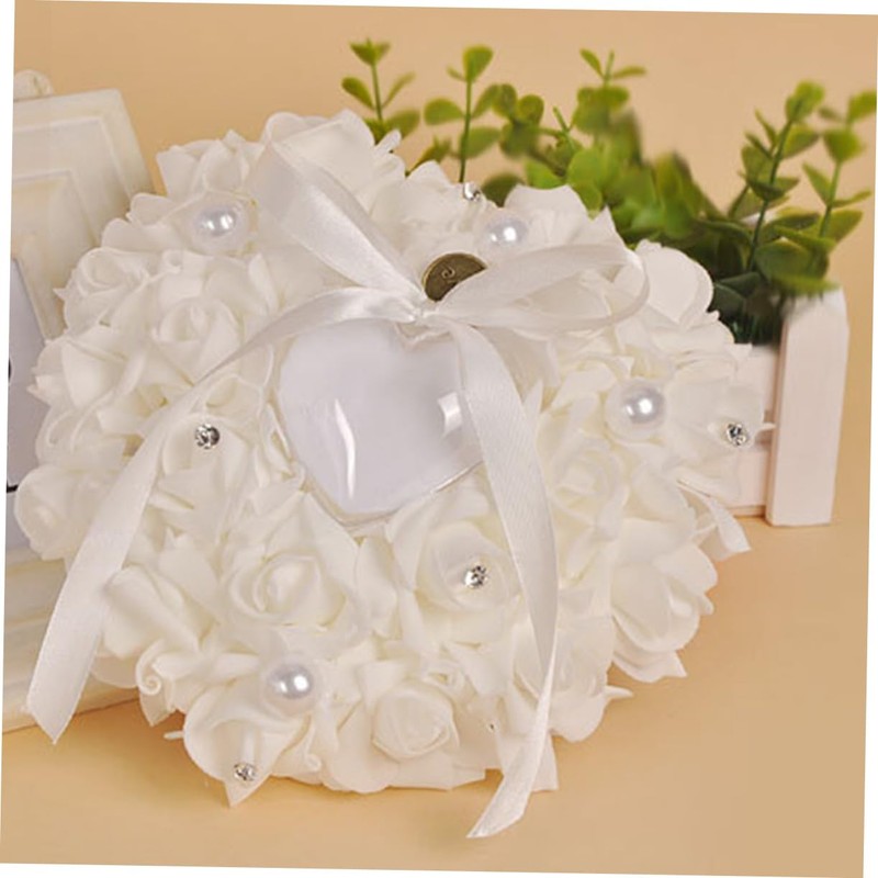 LABRIMP -Shaped Wedding Box Elegant Rose Flowers for Valentine's Day