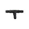 VOANZO 100pcs 6.35mm Barbed Hook Connectors Drip Irrigation Tea Pipe