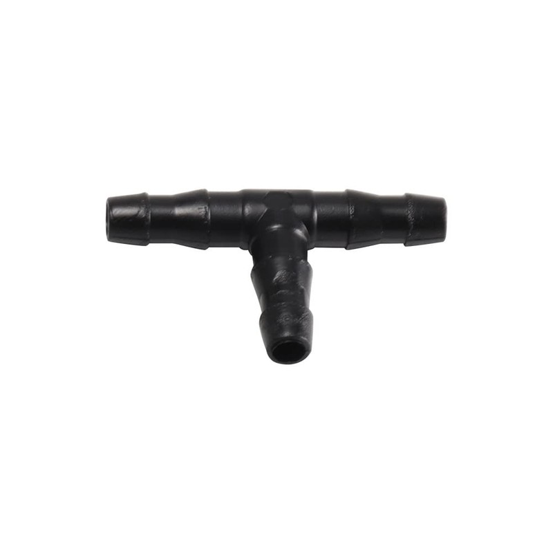 VOANZO 100pcs 6.35mm Barbed Hook Connectors Drip Irrigation Tea Pipe