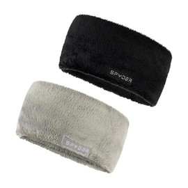Spider 스파이더 여성 2팩 로우 파일 인조 모피 머리띠 [Pewter] Spider Women's 2-Pack Low File Faux Fur Headband [Pewter]