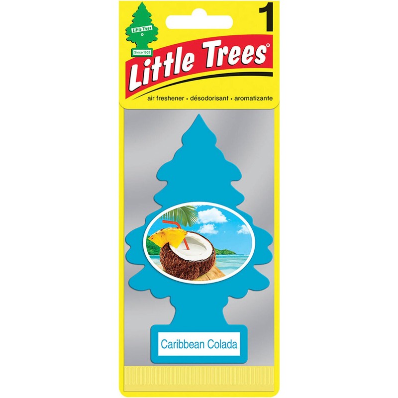 Little Trees 吊下げタイプ エアーフレッシュナー Caribbean Colada(カリビアンコラーダ) 3枚セット(3P) U3S-32024