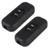XIITIA 2pcs Inline Cord Switch, AC 250V 6A On-Off Lamp