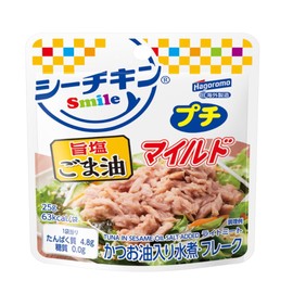 Hagoromo Sea Chicken Smile Petite Salt Sesame Oil (0174), 0.9 oz (25 g) x 6 Packs