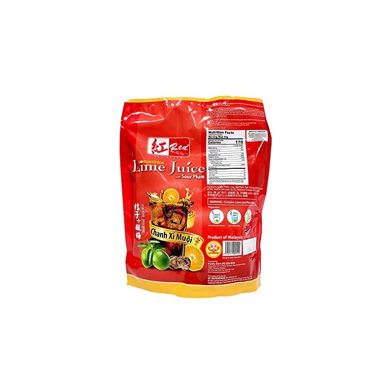 Malaysia Concentrate Beverage Lime Juice With Sour Plum 桔子酸梅 Chanh