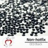 MC Cut Crystal Non-Hot Fix Flatback Nail Stone Black (JET), 1 pc, ss82.3-2.5mm 1440 pcs / MC컷 크리스탈논핫픽스 플랫백 네일스톤 검정 (JET), 1개, ss82.3-2.5mm1440개
