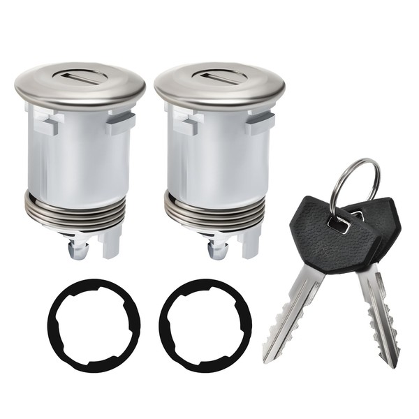 Cab Door Lock Cylinder with Two Keys Compatible with International