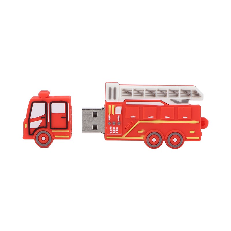Flash Drive Cute Cartoon Car Compatible Storage Optional USB Thumb