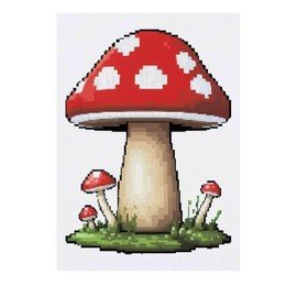 'Toadstool Cap' Temporary Tattoo - Water Resistant, Skin-Safe, Non-Toxic Transfer (TO00077693)