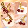 Cherry Keychain Bag Purse Charms For Handbags Cherry Accessories Mothers