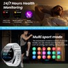 Men's Smartwatch with Bluetooth Phone Function Fitness Watch: 1.56 Inch