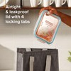 Snapware Total Solution 3-Pack (8.5-Cup) Plastic Food Storage Containers Set,