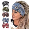 Haarband Damen, 5 Pcs Breite Stirnbänder für Damen Extra Große