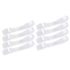 5Pair(10PCS) Women Silicone Clear Transparent Invisible High Heel Shoe Straps