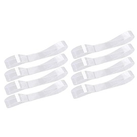 5Pair(10PCS) Women Silicone Clear Transparent Invisible High Heel Shoe Straps for Holding Loose High Heel