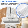 New 2-in-1 Push Clamp Lazy Mop – Hands Free Flat
