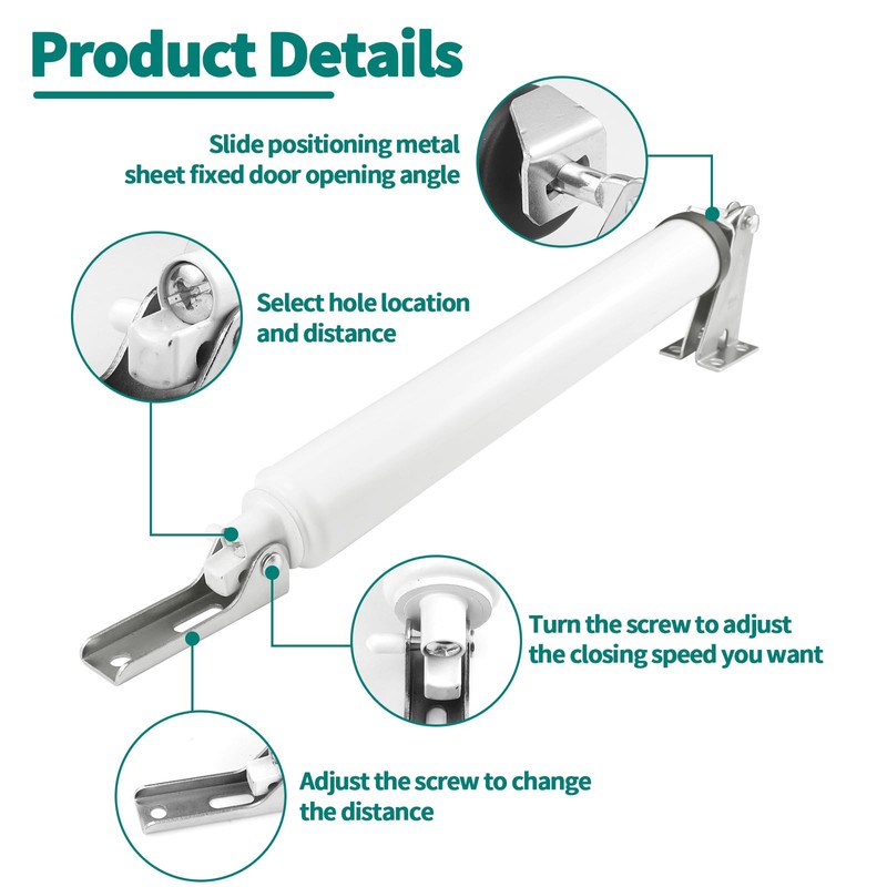 Heavy Duty Pneumatic Screen and Storm Door Closer
