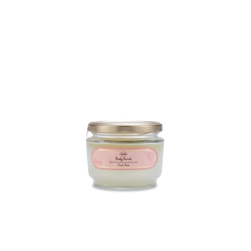 SABON Body Scrub, 11.3 oz (320 g), Green, Rose