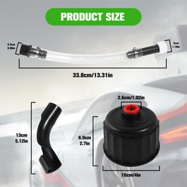 2 Set of Racing Fuel Filler Hose Kits for VP Racing Fuel Jug 5.5 Gallon for VP Racing Fuel Jug Hose Bender for LC2 Jugs Hose Racing