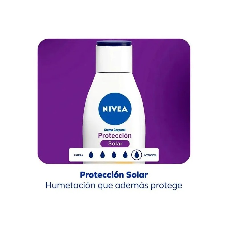 Crema Corporal Nivea Protección Solar Fps 220ml