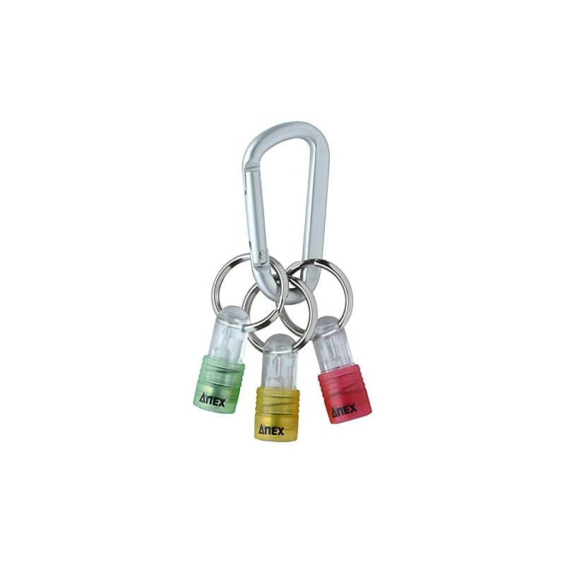 ANEX AQH-S1 Bit Holder, Quick Type, Carabiner Included, Set of