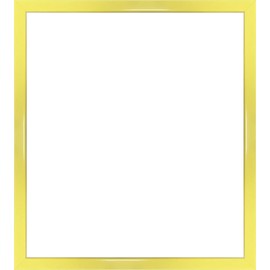 GT004 Color Estimated Frame for Shikishi (9.5 x 10.8 inches (242 x 273 mm), Table Stand Included, Wall Mountable, UV Reinforced Acrylic Included (Blocks Around 98% of Indoor UV Rays) (Yellow)