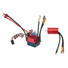 4600KV Brushless Motor and S35A ESC Aluminum Alloy High Accuracy Brushless Motor with ESC for RC Cars