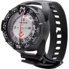 OCEANIC Maxview Compass | Large, Easy-to-Read Bearing Indicators | Available in a Variety of configurations: Wrist, Bungee, clipmount, Hose Mount and Module | Available in NH or SH | Wrist