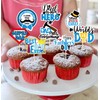 CAVLA 36 Pieces Cupcake Toppers for Father's Day Best Dad