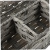 Alipis Bathroom Storage Holder Woven Basket Desktop Organizer for Cosmetics