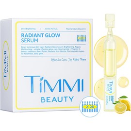 Sérum Facial Iluminador con Niacinamida y Vitamina C, Efecto Glow, Hidrata, Repara y Mejora la Luminosidad de la Piel, Fórmula Suave (28 pcs)