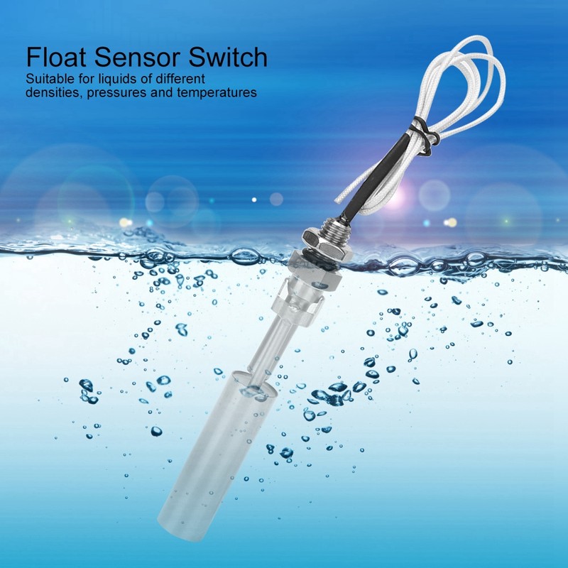 Liquid Water Level Float Sensor Switch 304 Stainless Steel 10mm