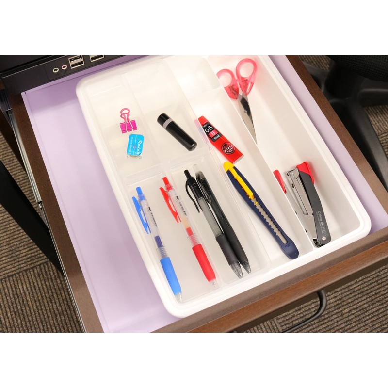 岩崎工業 クッキンパル カトラリートレー ホワイト K-1393WW