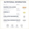 Omega 3, Magnesium, Creatine, Hydrolyzed Marine Collagen + Hyaluronic Acid