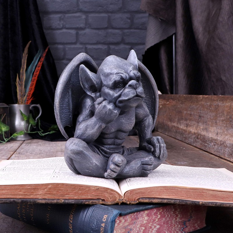 Nemesis Now Laverne Gargoyle Figurine, 13 cm, Dark Black