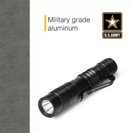 US Army – Aluminum Flashlight with Pocket Clip