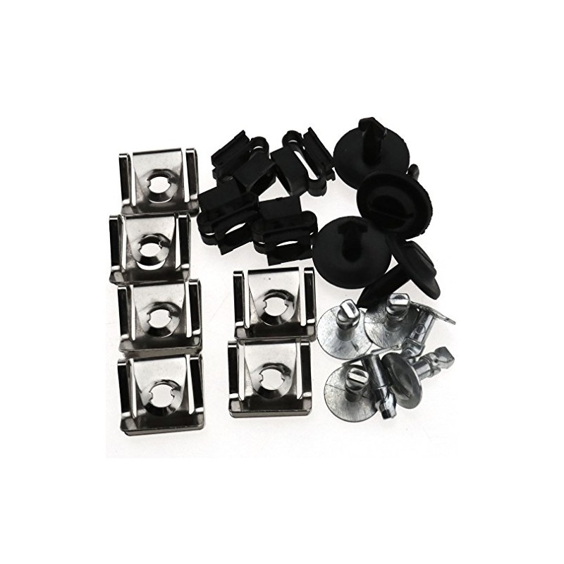 YINETTECH Undertray Guard Engine Under Cover Fixing Fitting Clips Kit