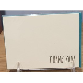 Lark Press Cursive Handwritten Letterpress Notecards, 3.5 X 5, Pack of 10